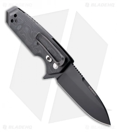 Hogue Knives EX02 Spear Point Flipper Black/Gray GMascus (3.75" Plain) 34219 2 Hogue Knives EX02 Spear Point Flipper Black/Gray GMascus (3.75" Plain) 34219 - Image 2