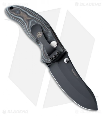 Hogue Knives EX04 Upswept Knife Black/Gray GMascus (3.5" Plain) 34479 2 Hogue Knives EX04 Upswept Knife Black/Gray GMascus (3.5" Plain) 34479 - Image 2
