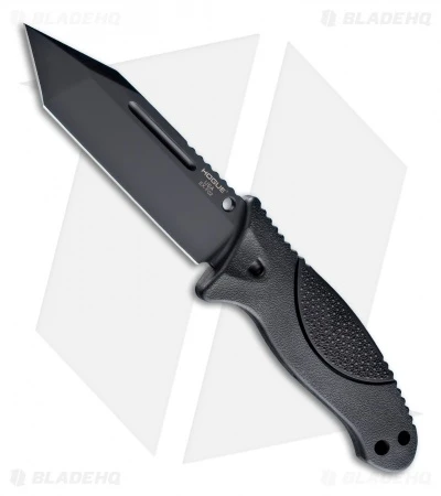 Hogue Knives EX-F02 Tanto Fixed Blade Knife Black (4.5" Black A2) 35240 1 Hogue Knives EX-F02 Tanto Fixed Blade Knife Black (4.5" Black A2) 35240