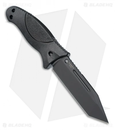 Hogue Knives EX-F02 Tanto Fixed Blade Knife Black (4.5" Black A2) 35240 2 Hogue Knives EX-F02 Tanto Fixed Blade Knife Black (4.5" Black A2) 35240 - Image 2