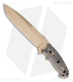 Hogue Knives EX-F01 Tactical Fixed Blade Knife Tan G-10 (7" Tan) 35153