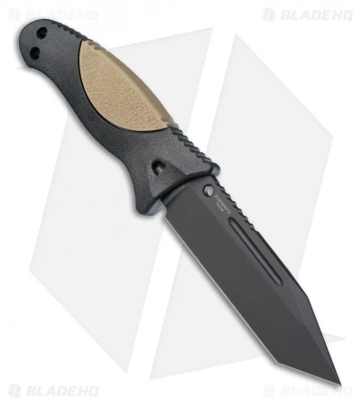 Hogue Knives EX-F02 Tanto Fixed Blade Knife Flat Dark Earth (4.5" Black) 35243 2 Hogue Knives EX-F02 Tanto Fixed Blade Knife Flat Dark Earth (4.5" Black) 35243 - Image 2