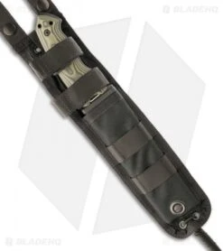 Hogue Knives EX-F01 Tactical Fixed Blade Knife Green G10 (5.5" Black) 35178 -Sharp Knife World BHQ 8734 03