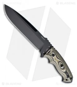 Hogue Knives EX-F01 Large Tactical Fixed Blade Knife Green G10 (7" Plain) 35158