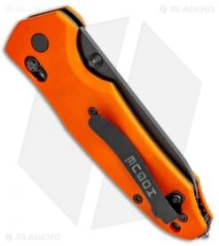 Hogue Trauma ABLE Lock Knife Orange G-10 (3.4" Black N680) 34774 -Sharp Knife World HK Trauma ABLE Lock Orange G 10 Black 34774 BHQ 105953 jr side