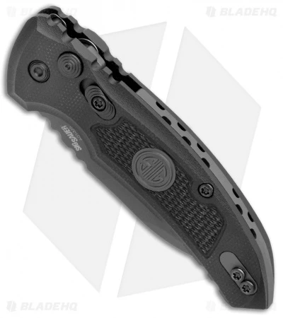 Hogue Knives A01 Microswitch Auto Knife Sig Medallion Wharncliffe (2.6" Black) 2 Hogue Knives A01 Microswitch Auto Knife Sig Medallion Wharncliffe (2.6" Black) - Image 2