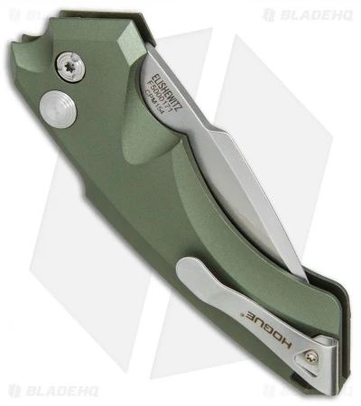 Hogue Knives EX-A05 Spear Point Automatic Knife OD Green (3.5" Stonewash) 34531 2 Hogue Knives EX-A05 Spear Point Automatic Knife OD Green (3.5" Stonewash) 34531 - Image 2