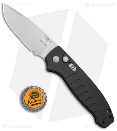Hogue Ballista Drop Point Automatic Knife Matte Black (3.5" Tumbled) 64136 4 Hogue Ballista Drop Point Automatic Knife Matte Black (3.5" Tumbled) 64136 - Image 4