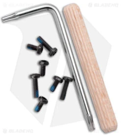 Hogue Black Replacement EX-01, EX-03, EX-04 Pocket Clip And Torx Screws (34180) -Sharp Knife World Hogue Black Replacement EX 01 EX 03 EX 04 Pocket Clip Torx Screws BHQ 54441 jr hw