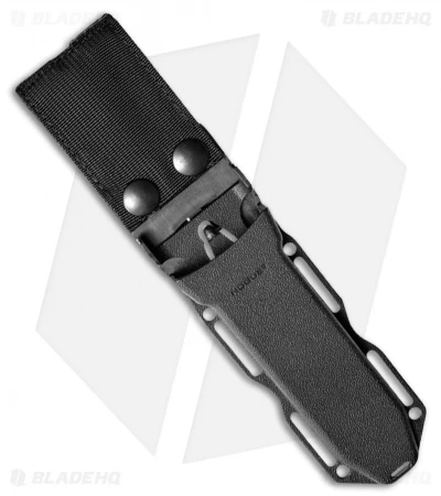 Hogue EX-F02 Clip Point Fixed Blade Black Polymer/Rubber (4.5" Stonewash) 35270 2 Hogue EX-F02 Clip Point Fixed Blade Black Polymer/Rubber (4.5" Stonewash) 35270 - Image 2