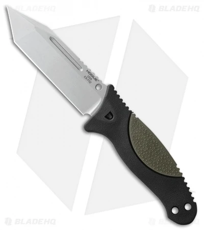 Hogue EX-F02 Tanto Fixed Blade OD Green Polymer/Rubber (4.5" Stonewash) 35261 1 Hogue EX-F02 Tanto Fixed Blade OD Green Polymer/Rubber (4.5" Stonewash) 35261