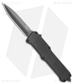 Hogue Incursion D/E OTF Automatic Knife Black Aluminum (3.875" Black) 54066