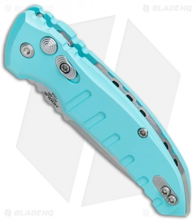 Hogue Knives A01 Microswitch Automatic Knife Aqua Blue (2.6" Stonewash) 24113 2 Hogue Knives A01 Microswitch Automatic Knife Aqua Blue (2.6" Stonewash) 24113 - Image 2