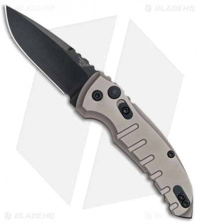 Hogue Knives A01 Microswitch Automatic Knife Flat Dark Earth (2.6" Black) 24117