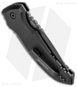Hogue Knives A01 Microswitch Automatic Knife Black (2.6" Black) 24116 -Sharp Knife World Hogue Knives A01 Microswitch Black Black 24116 BHQ 94205 jr side 1