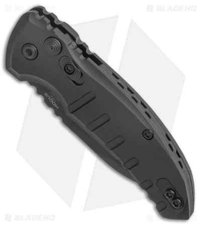 Hogue Knives A01 Microswitch Wharncliffe Automatic Knife Black (2.6" Black) 2 Hogue Knives A01 Microswitch Wharncliffe Automatic Knife Black (2.6" Black) - Image 2