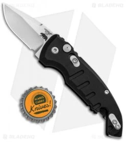 Hogue Knives CA Legal A01 Microswitch Automatic Knife Black (1.8" Stonewash) -Sharp Knife World Hogue Knives CA Legal A01 Microswitch Auto Black SW 24120 BHQ 79829 jr bottlecap