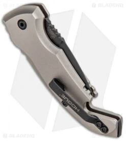 Hogue Knives CA Legal A01 Microswitch Automatic Knife FDE (1.8" Black) -Sharp Knife World Hogue Knives CA Legal A01 Microswitch Auto FDE Black 24127 BHQ 83447 jr side