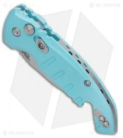 Hogue Knives CA Legal A01 Microswitch Wharncliffe Automatic Knife Aqua (1.8" SW) -Sharp Knife World Hogue Knives CA Legal A01 Microswitch Wharncliffe Automatic Knife Aqua SW BHQ 81359 kp spine