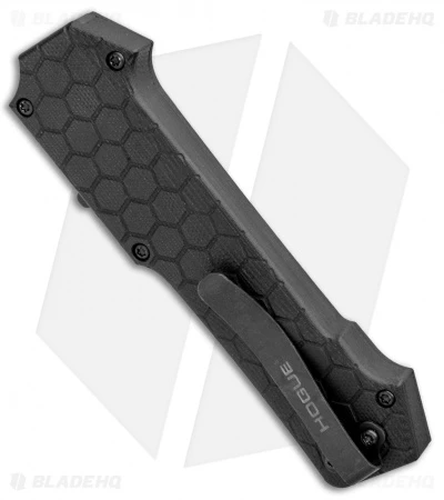Hogue Knives Compound OTF Automatic Knife Clip Point Black (3.5" Black) 34036 3 Hogue Knives Compound OTF Automatic Knife Clip Point Black (3.5" Black) 34036 - Image 3