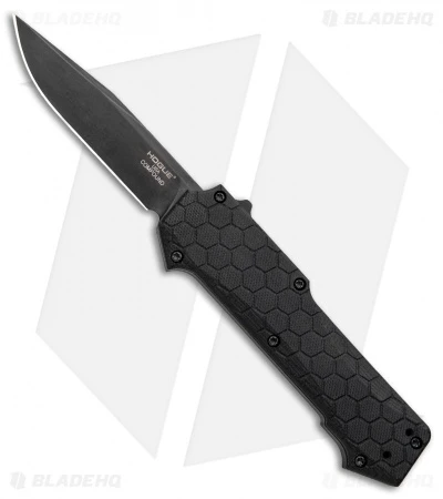 Hogue Knives Compound OTF Automatic Knife Clip Point Black (3.5" Black) 34036 1 Hogue Knives Compound OTF Automatic Knife Clip Point Black (3.5" Black) 34036