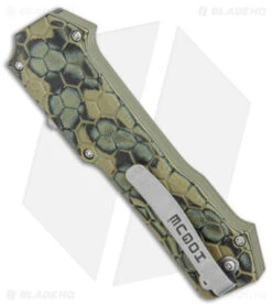 Hogue Knives Compound OTF Automatic Knife Clip Point Green (3.5" SW) 34038 6 Hogue Knives Compound OTF Automatic Knife Clip Point Green (3.5" SW) 34038 -Sharp Knife World Hogue Knives Compound OTF Auto CP Green SW BHQ 93918 jr side