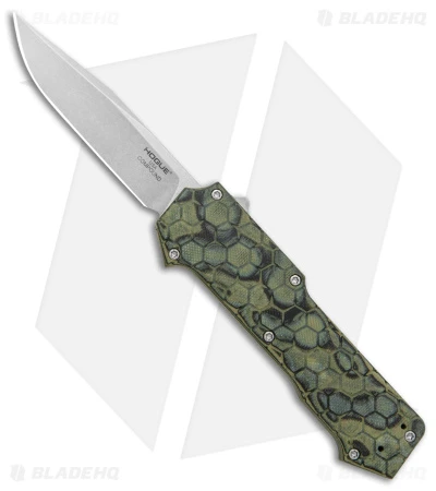 Hogue Knives Compound OTF Automatic Knife Clip Point Green (3.5" SW) 34038 1 Hogue Knives Compound OTF Automatic Knife Clip Point Green (3.5" SW) 34038