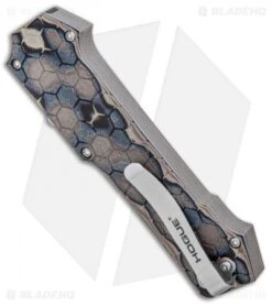 Hogue Knives Compound OTF Clip Point Automatic Knife Earth Brown (3.5" SW) 34037 -Sharp Knife World Hogue Knives Compound OTF CP Auto Earth Brown SW 34037 BHQ 93916 jr side