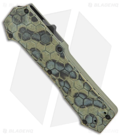 Hogue Knives Compound Tanto OTF Automatic Knife Green G-Mascus (3.5" Black) 2 Hogue Knives Compound Tanto OTF Automatic Knife Green G-Mascus (3.5" Black) - Image 2