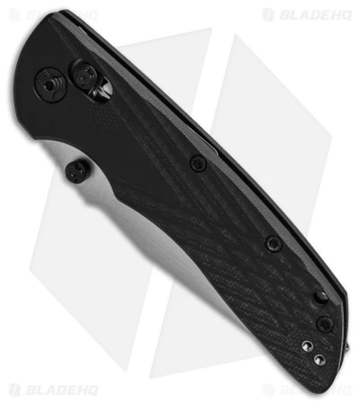 Hogue Knives Deka Clip Point Pocket Knife Black G-10 (3.25" Stonewash 20CV) 2 Hogue Knives Deka Clip Point Pocket Knife Black G-10 (3.25" Stonewash 20CV) - Image 2