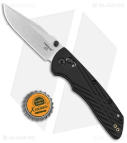 Hogue Knives Deka MagnaCut Clip Point Knife Black Polymer (3.25" Stonewash) -Sharp Knife World Hogue Knives Deka MagnaCut CP Black Polymer SW BHQ 140230 jr bottlecap
