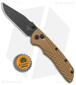 Hogue Knives Deka MagnaCut Clip Point Knife FDE Tan Polymer (3.25" Cerakote) -Sharp Knife World Hogue Knives Deka MagnaCut CP FDE Tan Polymer Black BHQ 140229 jr bottlecap