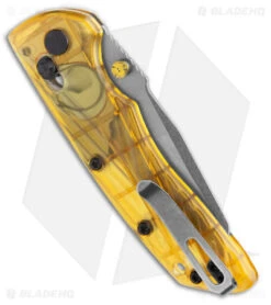 Hogue Knives Deka MagnaCut Clip Point Knife Ultem (3.25" Tumbled) -Sharp Knife World Hogue Knives Deka MagnaCut Wharncliffe Knife Ultem Tumbled BHQ 179217 KC spine 1