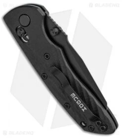 Hogue Knives Deka Wharncliffe Pocket Knife Black G-10 (3.25" Black 20CV) -Sharp Knife World Hogue Knives Deka Modified Wharncliffe Knife Black G10 Black BHQ 102930 kp back