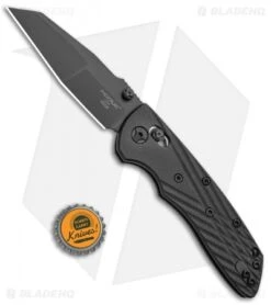 Hogue Knives Deka Wharncliffe Pocket Knife Black G-10 (3.25" Black 20CV) -Sharp Knife World Hogue Knives Deka Modified Wharncliffe Knife Black G10 Black BHQ 102930 kp bottle cap
