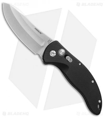 Hogue Knives EX-A04 Upswept Automatic Knife Matte Black (3.5" Tumbled) 1 Hogue Knives EX-A04 Upswept Automatic Knife Matte Black (3.5" Tumbled)
