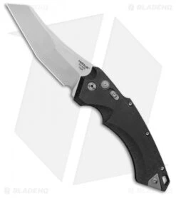 Hogue Knives EX-A05 Wharncliffe Automatic Knife Black (4" Stonewash) 34500