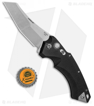 Hogue Knives EX-A05 Wharncliffe Automatic Knife Black (3.5" Stonewash) 34520 4 Hogue Knives EX-A05 Wharncliffe Automatic Knife Black (3.5" Stonewash) 34520 - Image 4