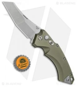 Hogue Knives EX-A05 Wharncliffe Automatic Knife OD Green (3.5" Stonewash) 34521 7 Hogue Knives EX-A05 Wharncliffe Automatic Knife OD Green (3.5" Stonewash) 34521 -Sharp Knife World Hogue Knives EX A05 Wharncliffe Auto OD Green SW 34521 BHQ 100448 jr bottlecap