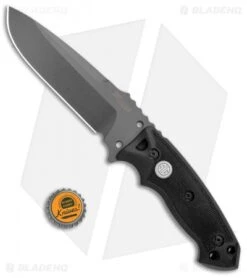 Hogue Knives EX-F01 Tactical Fixed Blade Knife Black G-10 Sig (5.5" Gray) 7 Hogue Knives EX-F01 Tactical Fixed Blade Knife Black G-10 Sig (5.5" Gray) -Sharp Knife World Hogue Knives EX F01 Tactical Fixed Black G 10 Sig Gray 37172 BHQ 100454 jr bottlecap