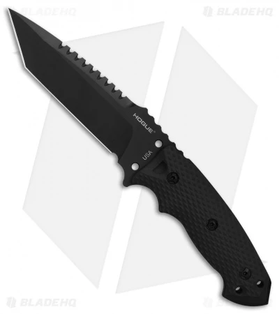 Hogue Knives EX-F01 Tactical Tanto Fixed Blade Black G-10 (5.5" Black) 35129 1 Hogue Knives EX-F01 Tactical Tanto Fixed Blade Black G-10 (5.5" Black) 35129