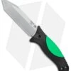 Hogue Knives EX-F02 Tanto Dive Knife Black/Green (4.5" Stonewash) 35265