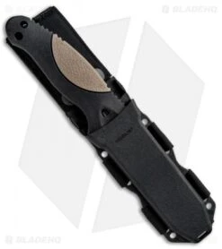 Hogue Knives EX-F02 Tanto Fixed Blade Knife FDE (4.5" Stonewash) 35253 -Sharp Knife World Hogue Knives EX F02 Tanto Fixed FDE SW 35263 BHQ 21459 jr sheath