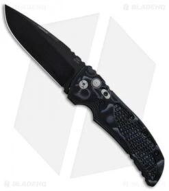 Hogue Knives EX-A01 Automatic Knife Black G-10 (4" Black)
