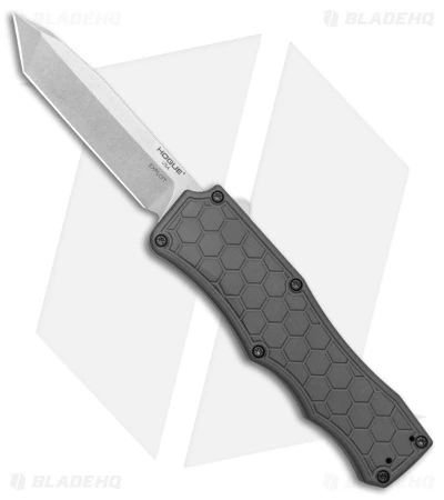Hogue Knives Exploit OTF Automatic Knife Tanto Gray (3.5" Stonewash) 34042 1 Hogue Knives Exploit OTF Automatic Knife Tanto Gray (3.5" Stonewash) 34042