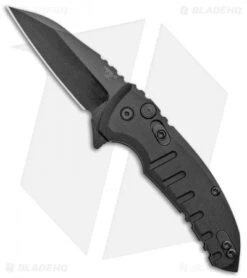 Hogue X1 Microflip Wharncliffe Flipper Knife Matte Black (2.6" Black) 24166