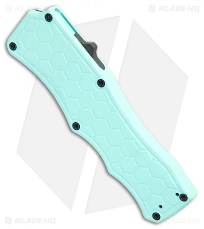 Hogue Knives Exploit OTF Automatic Knife Aquamarine (3.4" Black) 2 Hogue Knives Exploit OTF Automatic Knife Aquamarine (3.4" Black) - Image 2