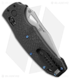 Hogue SIG K320 AXG Tanto Manual Folding Knife Carbon Fiber (3.5" Stonewash) -Sharp Knife World Hogue Knives SIG K320 AXG Tanto Manual Folding Knife CF SW BHQ 176977 jr side