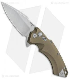 Hogue Knives X5 Spear Point Flipper Knife FDE (3.5" Stonewash) 34574