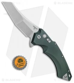 Hogue Knives X5 Wharncliffe Flipper Knife OD Green (4" Stonewash) 34544 -Sharp Knife World Hogue Knives X 5 Wharncliffe Flipper OD Green SW 34541 BHQ 81364 jr bottlecap